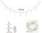 2PCS Hanging Photo Display Wall Decor, Boho Wooden Bead Garland Photo